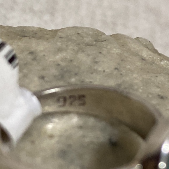 *SOLD*🆕Sterling Silver Aquamarine Cabochon Ring - Picture 7 of 9